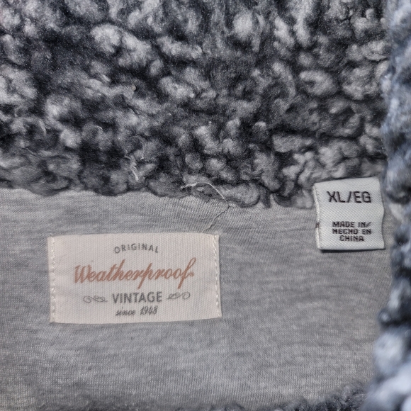 Weatherproof Fuzzy Long Sleeve Pullover Fleece Quarter Zip woman's xlarge warm - Picture 3 of 4